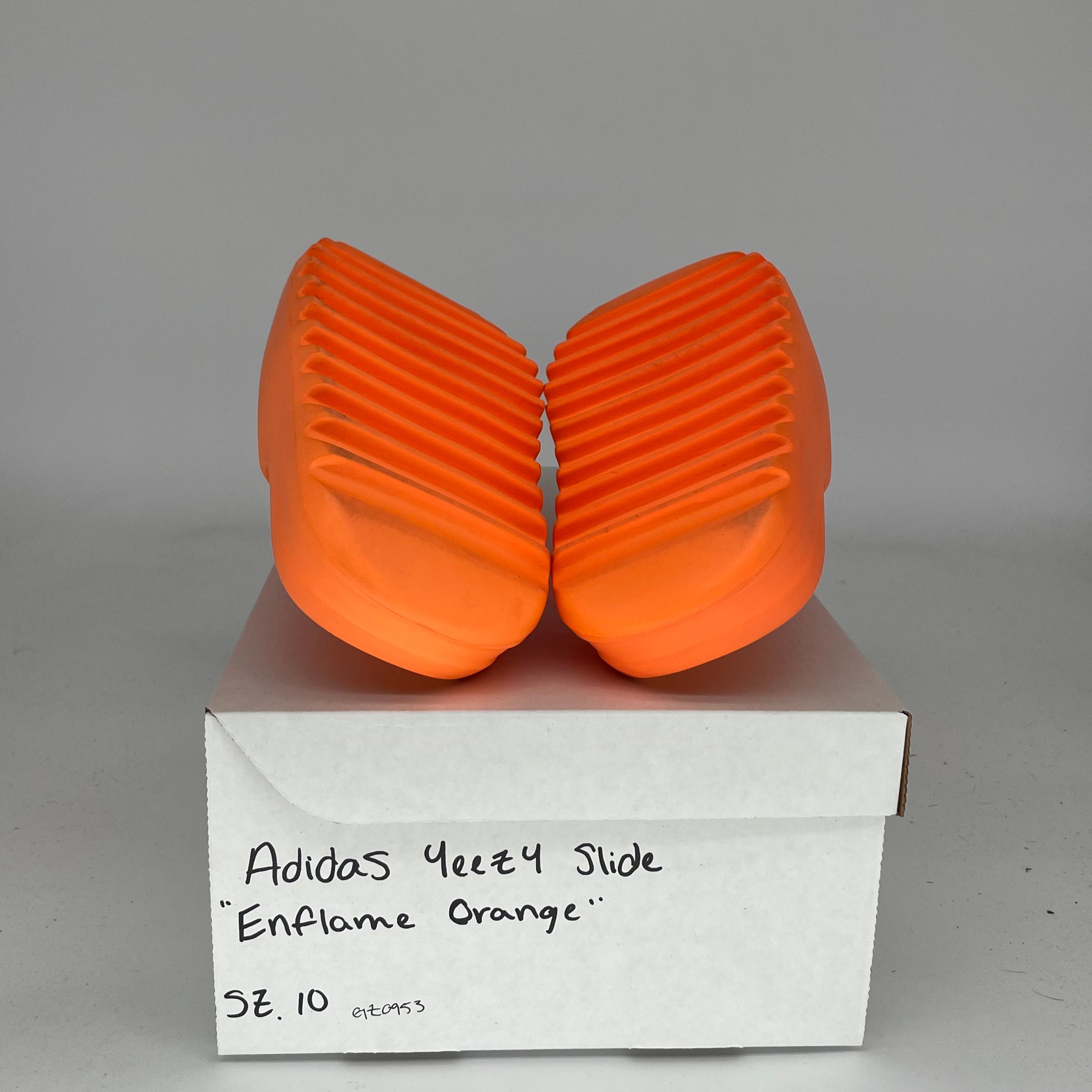 Adidas Yeezy Slide Enflame Orange - Men's Size 10 (GZ0953) | Comfortable Slides for Beach, Pool & Casual Wear