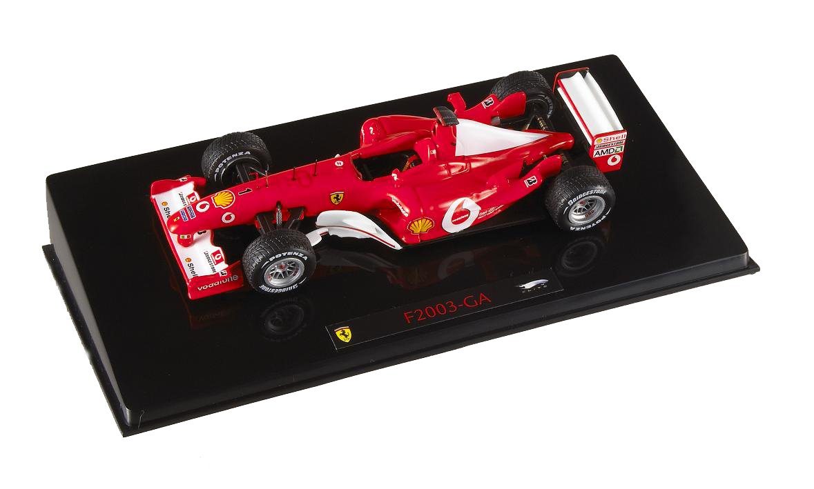 Hot Wheels Elite Ferrari F2003-GA Diecast Model Car - 1:18 Scale Collectible Toy for Adults & Kids - Perfect for Display, Racing Enthusiasts & Gift Giving