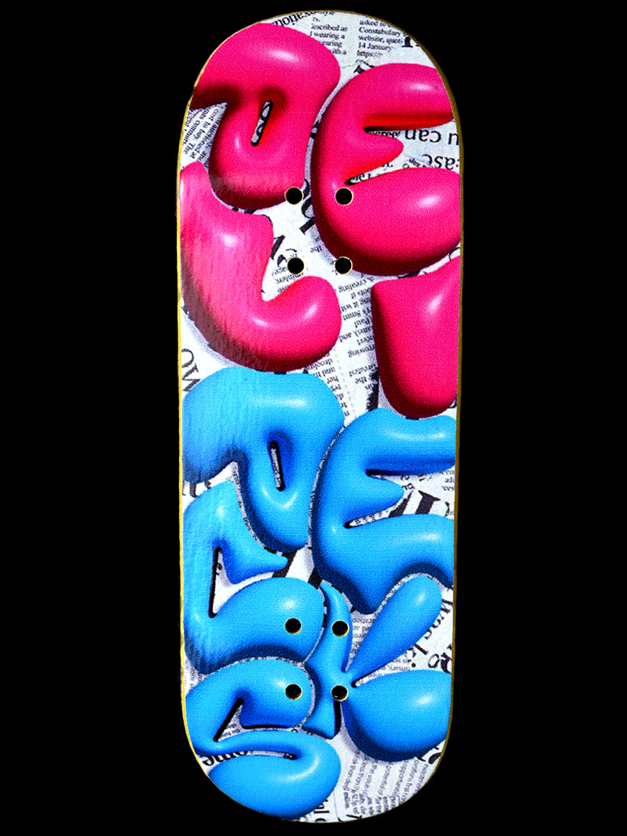 DeliDecks Fingerboard Deck - Premium Mini Skateboard for Tricks & Stunts | Perfect for Skateboarding Enthusiasts & Collectors | Great for Indoor Practice & Office Fun