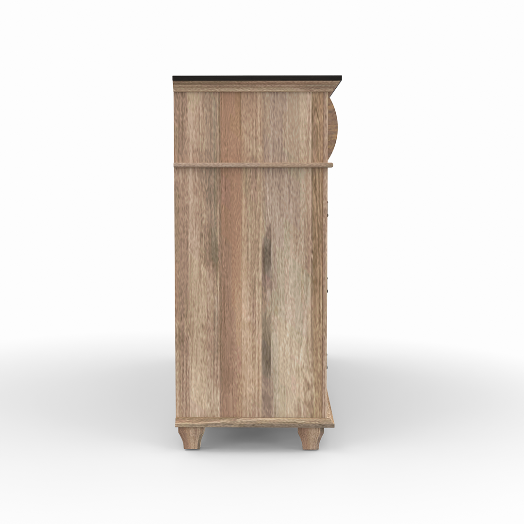 Bartlett Island Dresser - Stylish Wooden Chest of Drawers for Bedroom & Living Room Storage | Perfect for Organizing Clothes, Linens & Home Decor