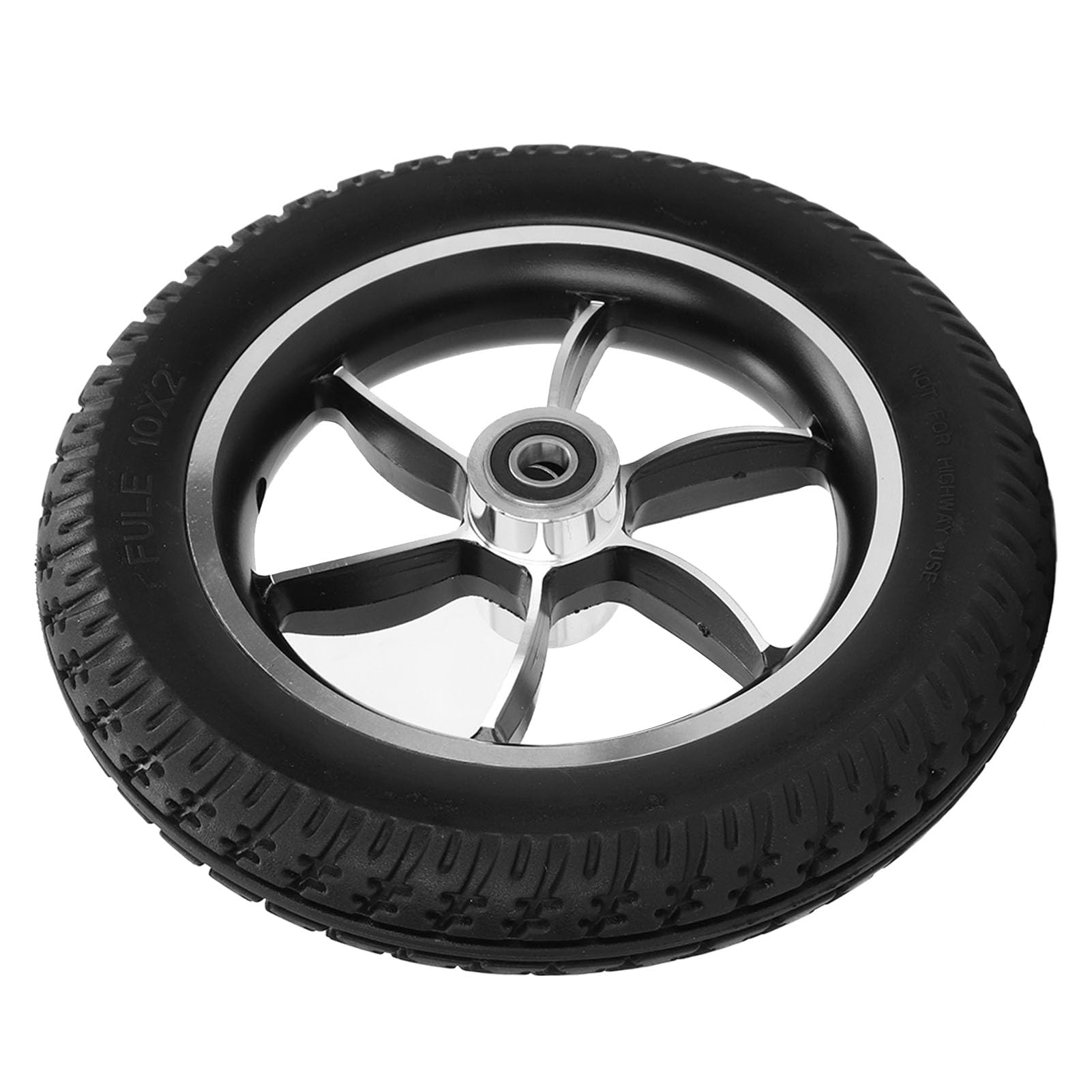 10 Inch Non-Slip Polyurethane Wheelchair Wheels - Durable Mobility Walker Tires for Smooth Movement - Ideal for Indoor/Outdoor Use on Hard Floors & Pavement