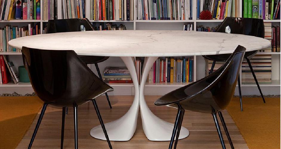 Didymos Modern Dining Table by Driade - Stylish & Durable for Kitchen, Dining Room & Open Concept Living Spaces