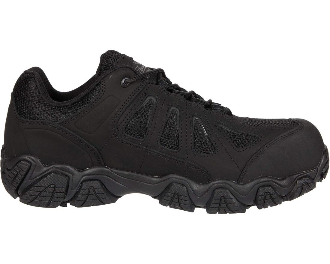 Crosstrex Series Ox Hiker Composite Toe Work Boots - Waterproof Black Safety Shoes for Men | Ideal for Construction, Hiking & Outdoor Work