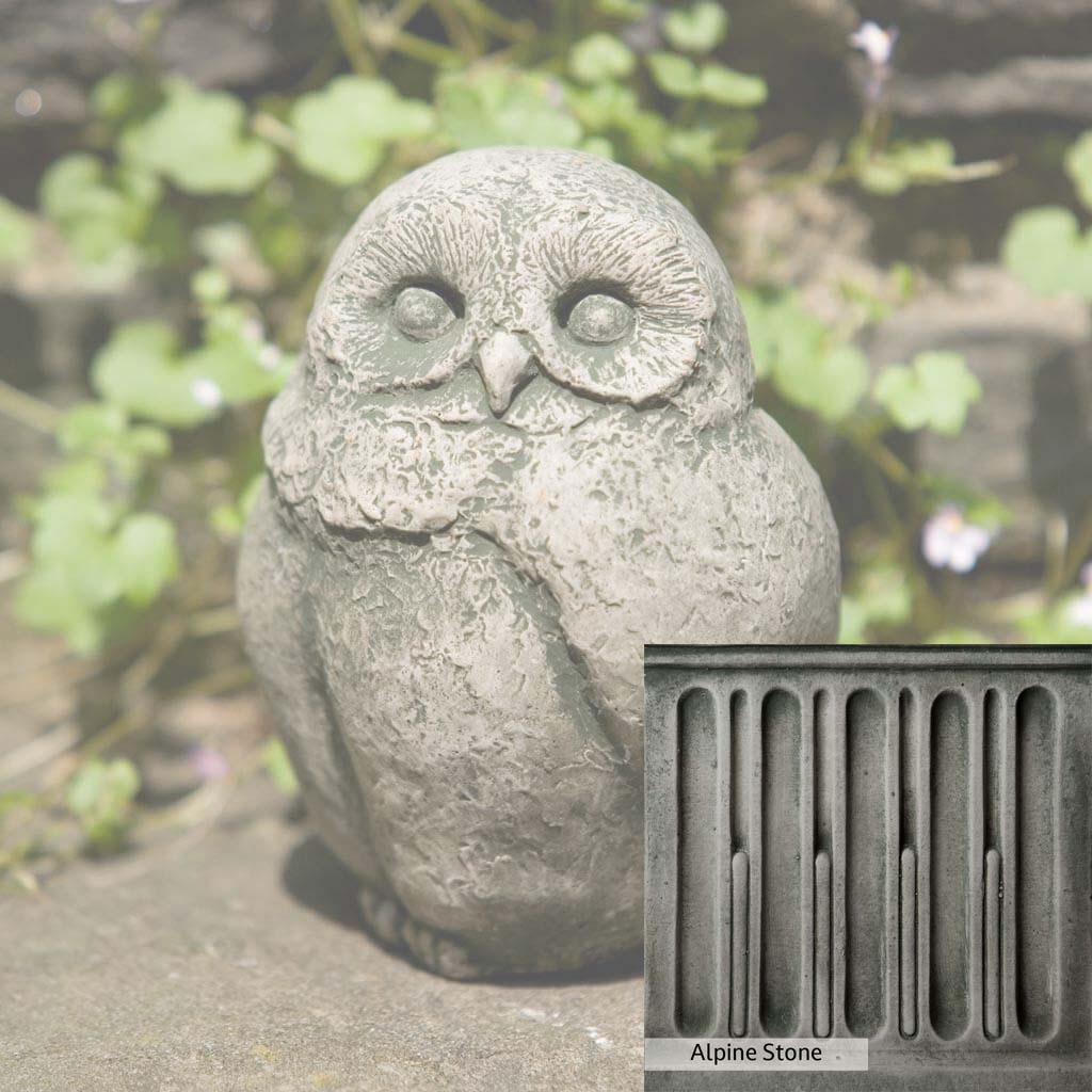 Campania International Baby Barn Owl Statue - Handcrafted Garden Decor for Outdoor & Indoor Use - Perfect for Patio, Lawn, and Home Decor