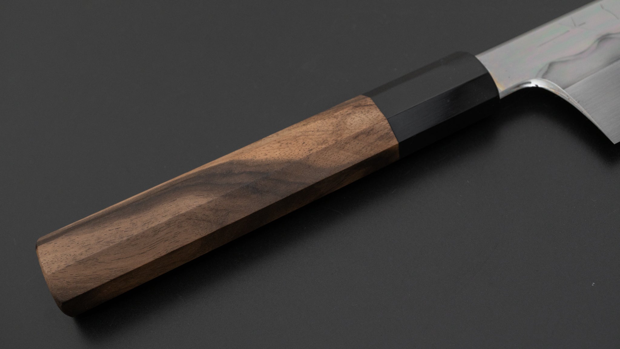 Hitohira Togashi White #1 Notaremon Mizu Honyaki Gyuto 240mm Japanese Chef Knife - Kurokaki Persimmon Handle with Saya (#089) - Perfect for Professional Chefs & Home Cooking Enthusiasts