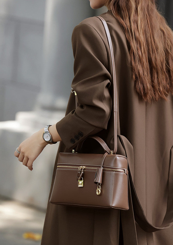 Structured Mini Box Bag for Women - Stylish Crossbody Handbag for Everyday Use, Work, and Travel