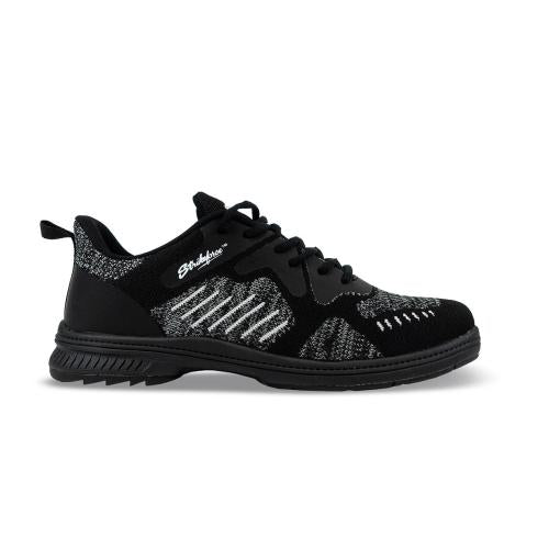 KR Strikeforce Admiral Black/Grey Bowling Shoes - Men's & Women's Professional Bowling Footwear for League Play & Tournament Use