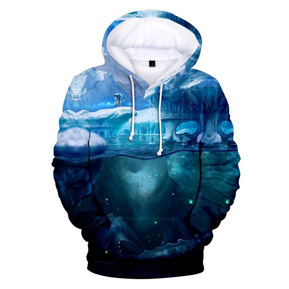 Subnautica Below Zero 3D Printed Hoodie for Women & Men - Long Sleeve Pullover Sweatshirt - Casual Streetwear Gaming Apparel - Perfect for Cosplay, Gaming Events & Everyday Wear