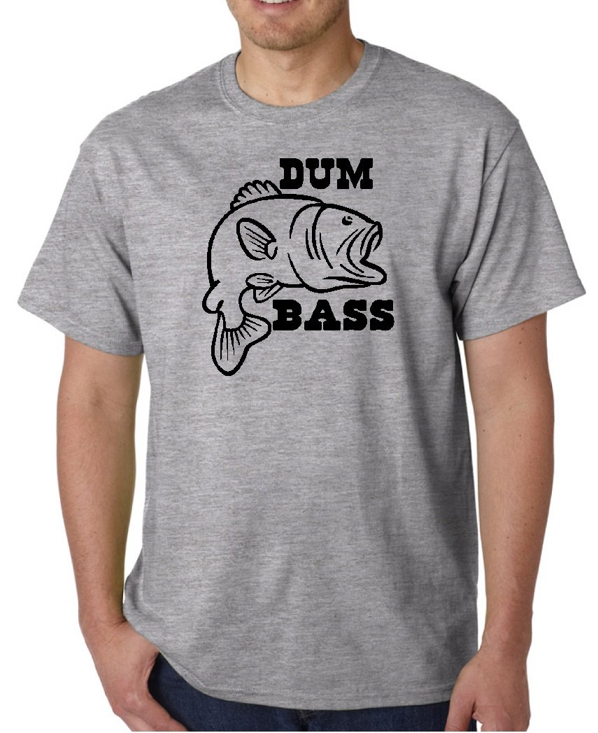 DUM BASS Sport Gray T-Shirt for Men - Comfortable Athletic Tee for Gym, Running & Casual Wear