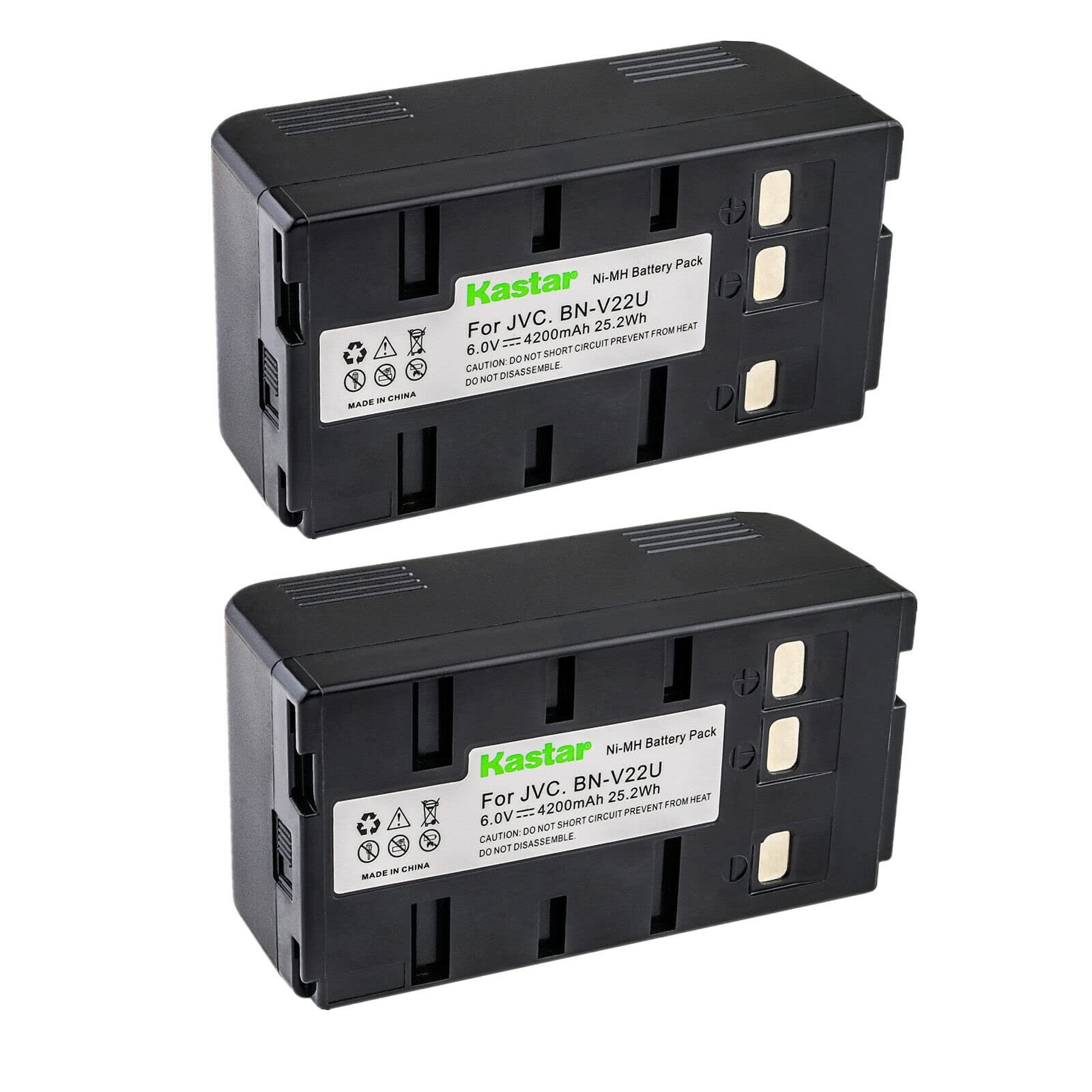 Kastar 2-Pack Replacement Battery for JVC GR-AX Series Camcorders - Compatible with GR-AX94, GR-AX95, GR-AX96U, GR-AX97U & More - Perfect for Travel, Family Events and Professional Videography