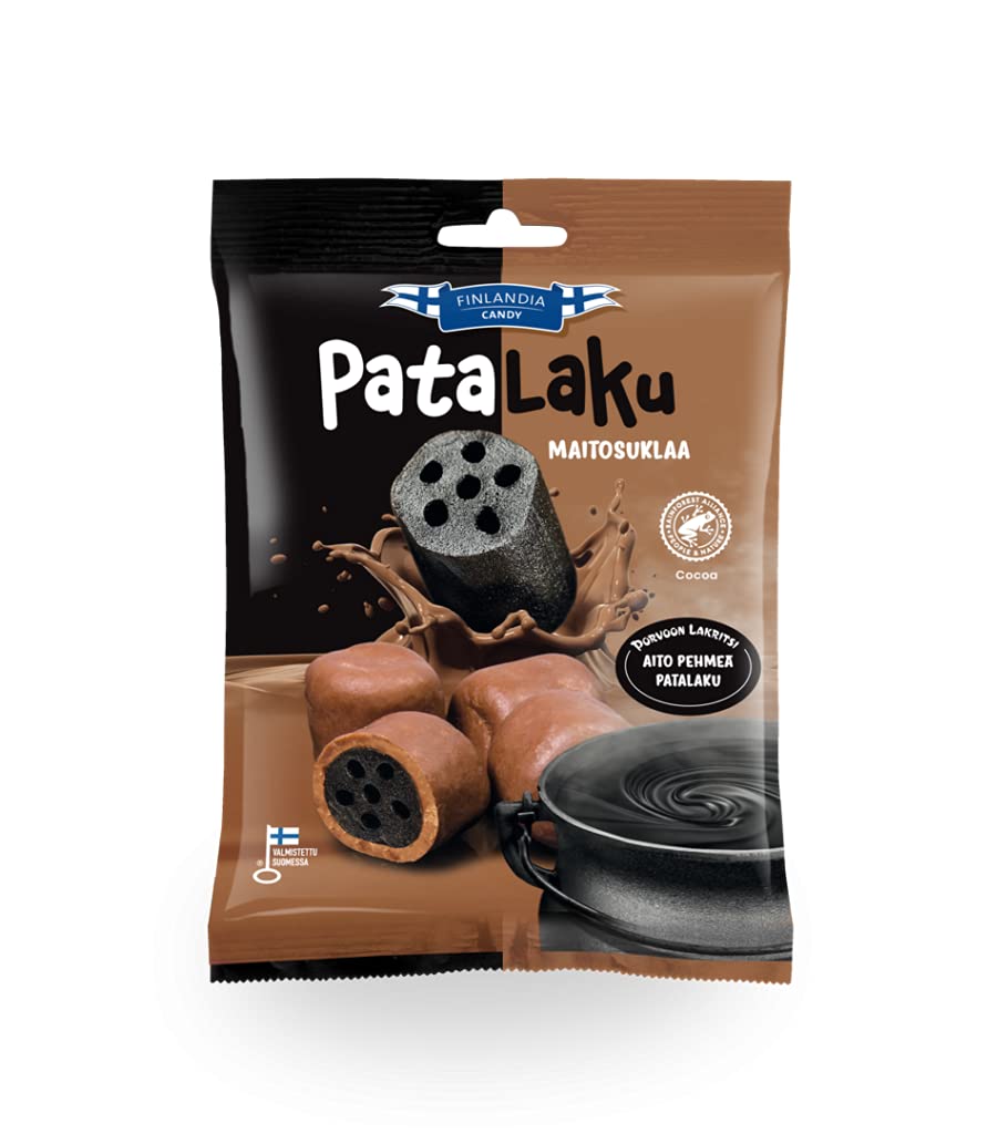 12-Pack Finlandia Patalaku Milk Chocolate Bars (140g Each) - Delicious Finnish Candy for Gifts, Snacking & Dessert Toppings