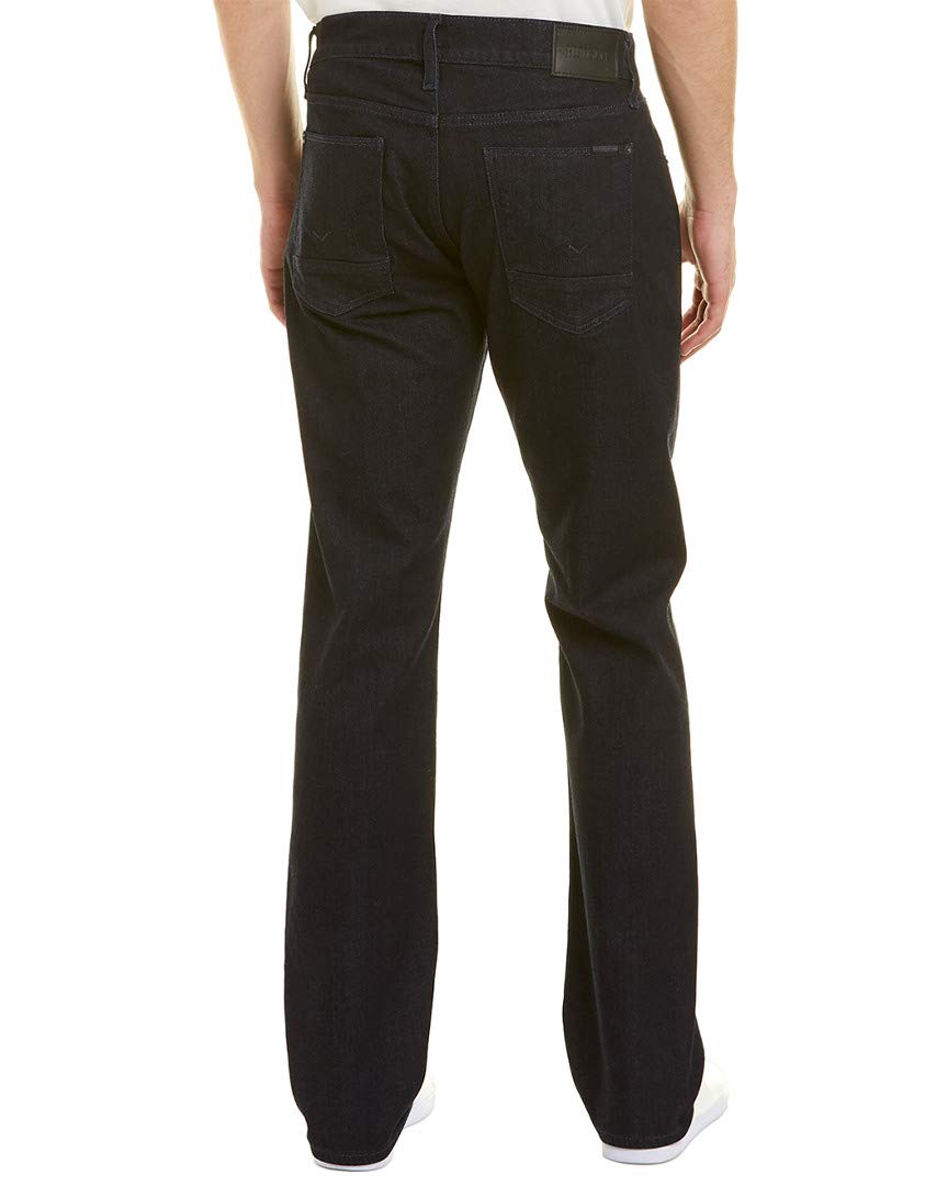 Hudson Jeans Blake Slim Straight Zip Fly Men's Denim Pants in Battle Royal Wash Size 34 | Premium Stretch Jeans for Casual Wear & Night Out