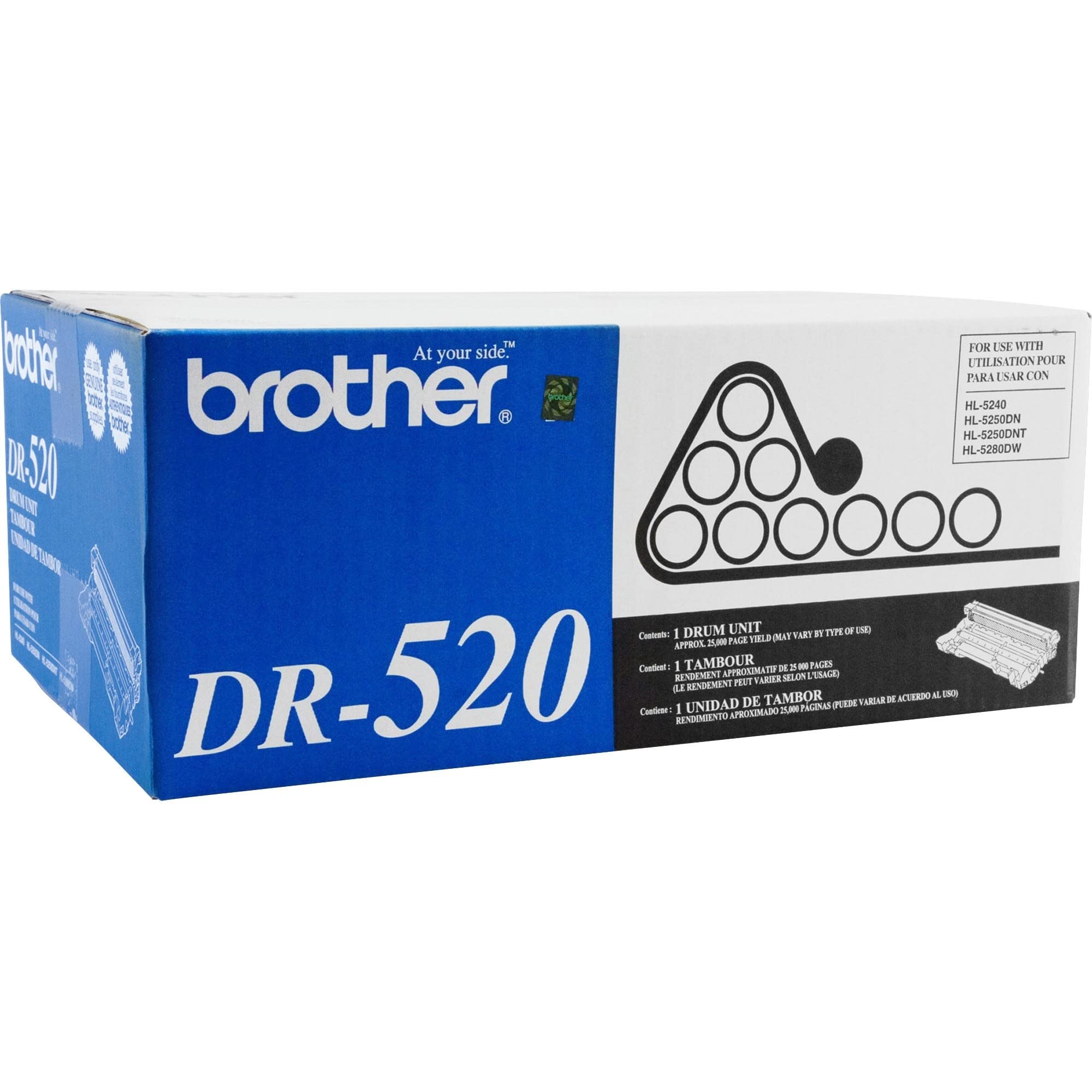 Brother Genuine DR-520 Drum Unit - High-Quality Replacement Toner Drum for Brother Printers - Perfect for Home & Office Printing Needs