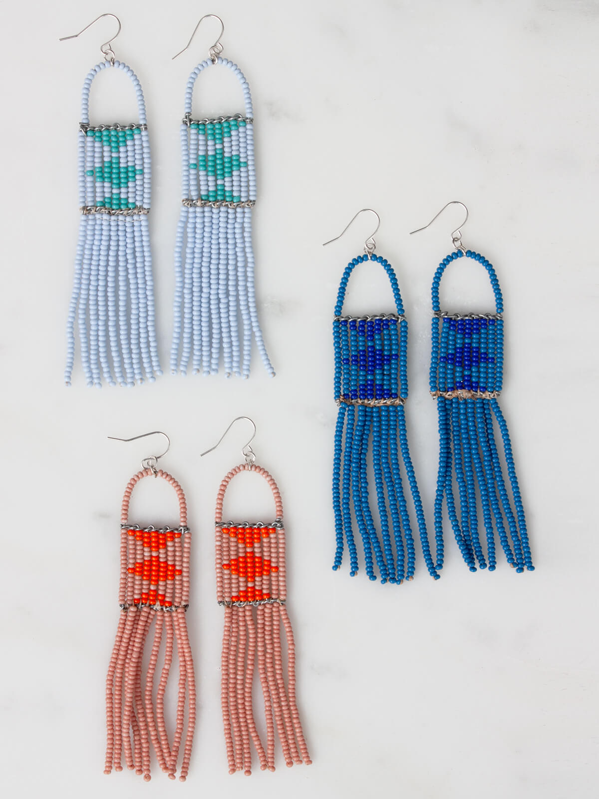 Melako Elegant Dangle Earrings for Women - Sterling Silver Boho Chic Jewelry - Perfect for Parties, Weddings & Everyday Wear