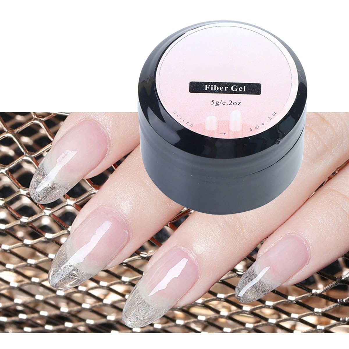 Instant Cracked Nail Repair Gel - 5g Nail Strengthener for Damaged, Fragile & Broken Nails - Professional Nail Care Solution for Salon & Home Use - Restores Weak Nails Fast (1 Pack)