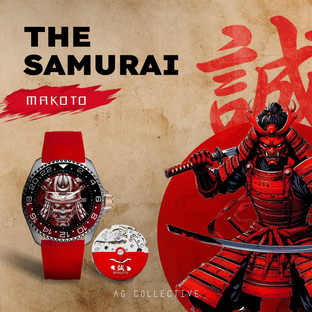 AG COLLECTIVE The Samurai Code Series Makoto - Premium Japanese Inspired Streetwear Hoodie for Men | Trendy Urban Fashion | Perfect for Gym, Street Style & Casual Wear