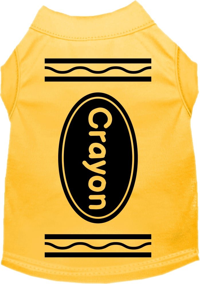 Colorful Crayon Costume Screen Print T-Shirt for Kids - Fun Dress-Up & Art Party Outfit