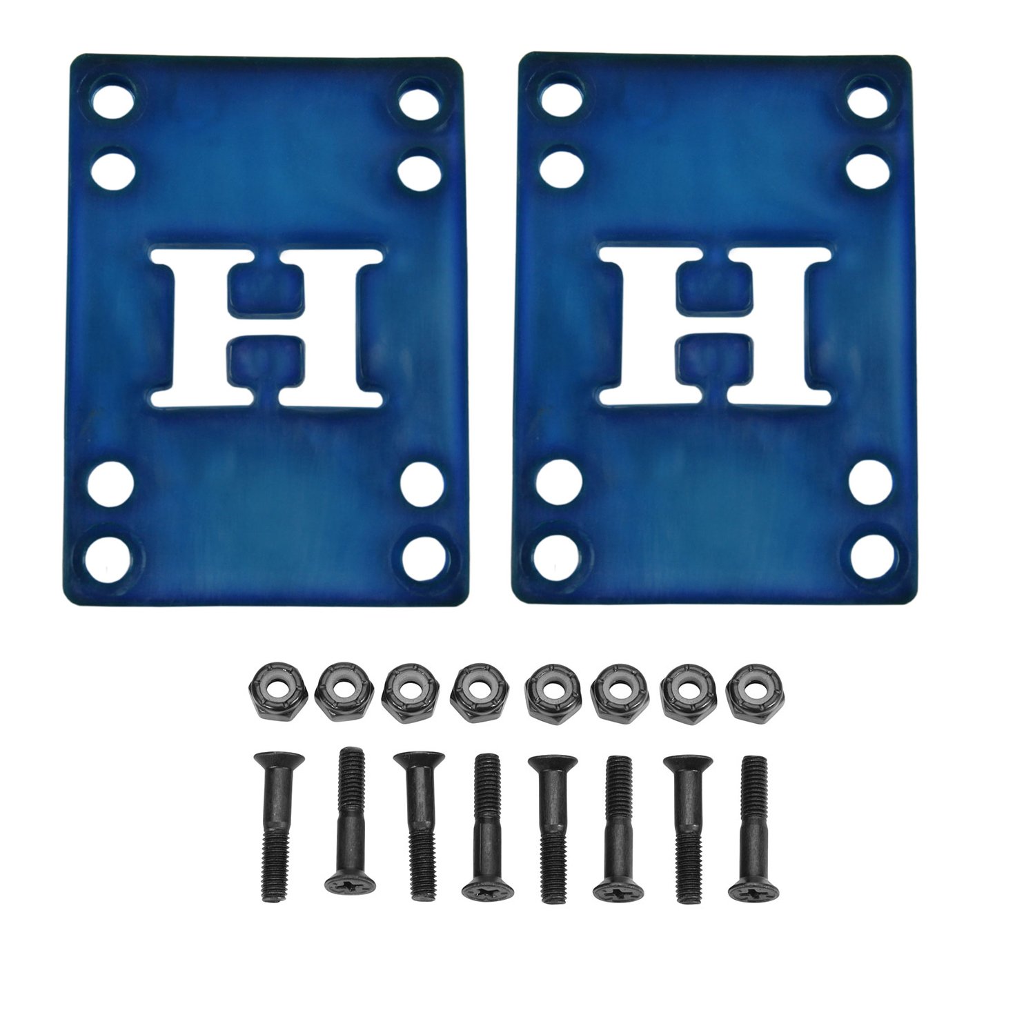 Blue Skateboard Riser Pads 1/8