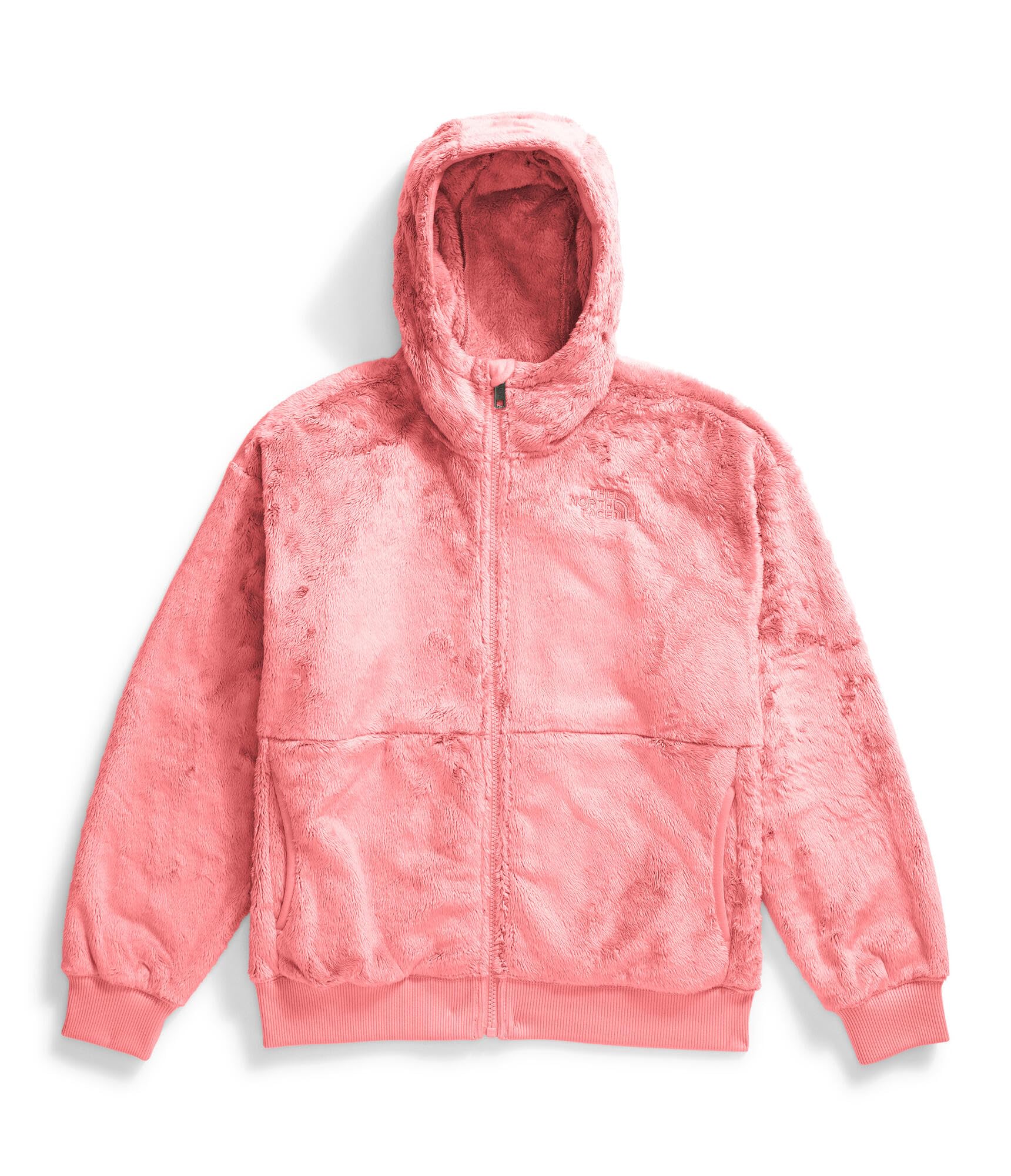 The North Face Girls' Osito Full Zip Hoodie - Warm Fleece Jacket for Kids, Outdoor Play & School - Toddler to Youth Sizes