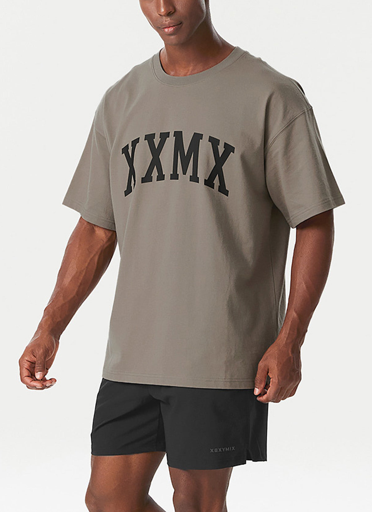 Breathable Pure Cotton Arch Short Sleeve T-Shirt for Men - Comfortable Casual Wear for Summer Outdoor Activities