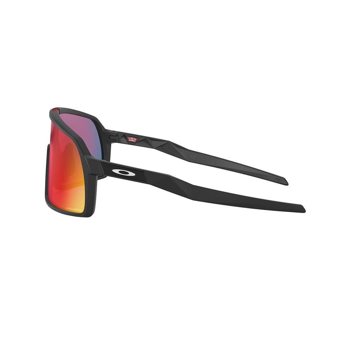 OAKLEY SUTRO S Sunglasses Matte Black with Prizm Road Lens - UV Protection, Lightweight & Durable for Cycling, Running & Outdoor Sports