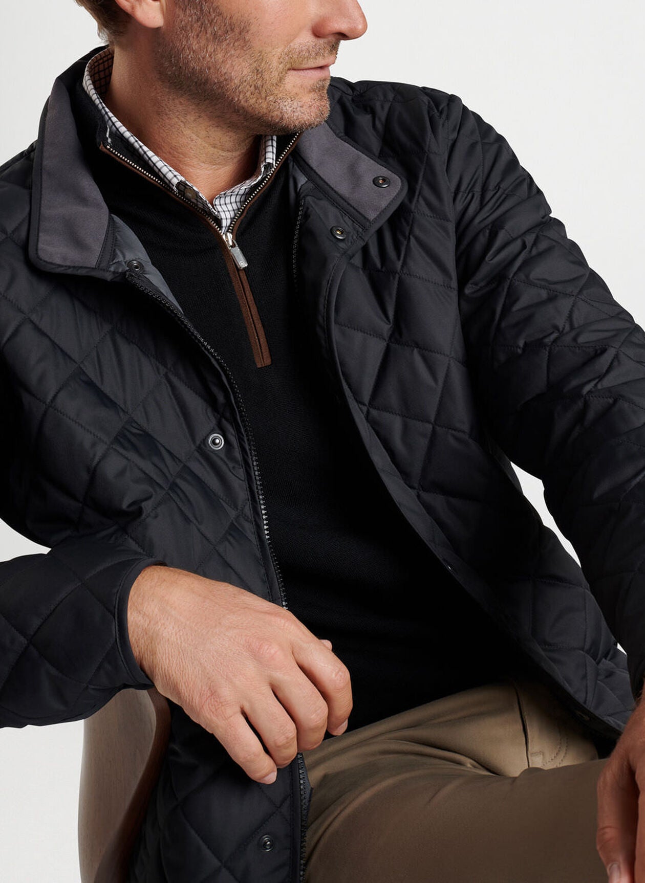 PETER MILLAR SUFFOLK COAT - Premium Men's Winter Jacket, Waterproof & Windproof Outerwear for Business & Casual Wear | Perfect for Office, Travel & Outdoor Activities