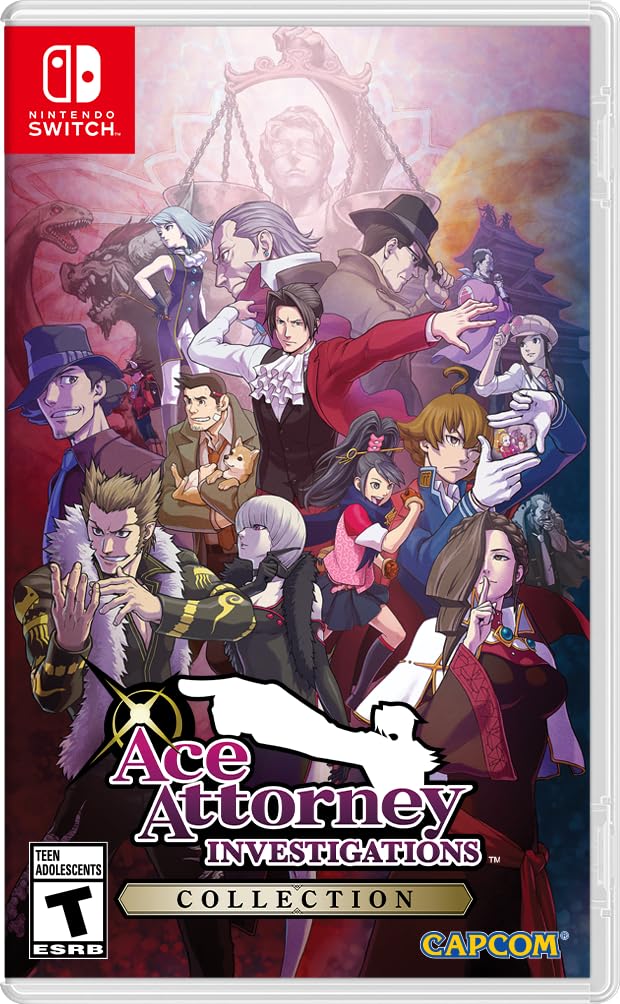 Ace Attorney Investigations Collection - Nintendo Switch Game | Legal Adventure & Detective Story | Perfect for Courtroom Drama Fans & Puzzle Solving Gamers