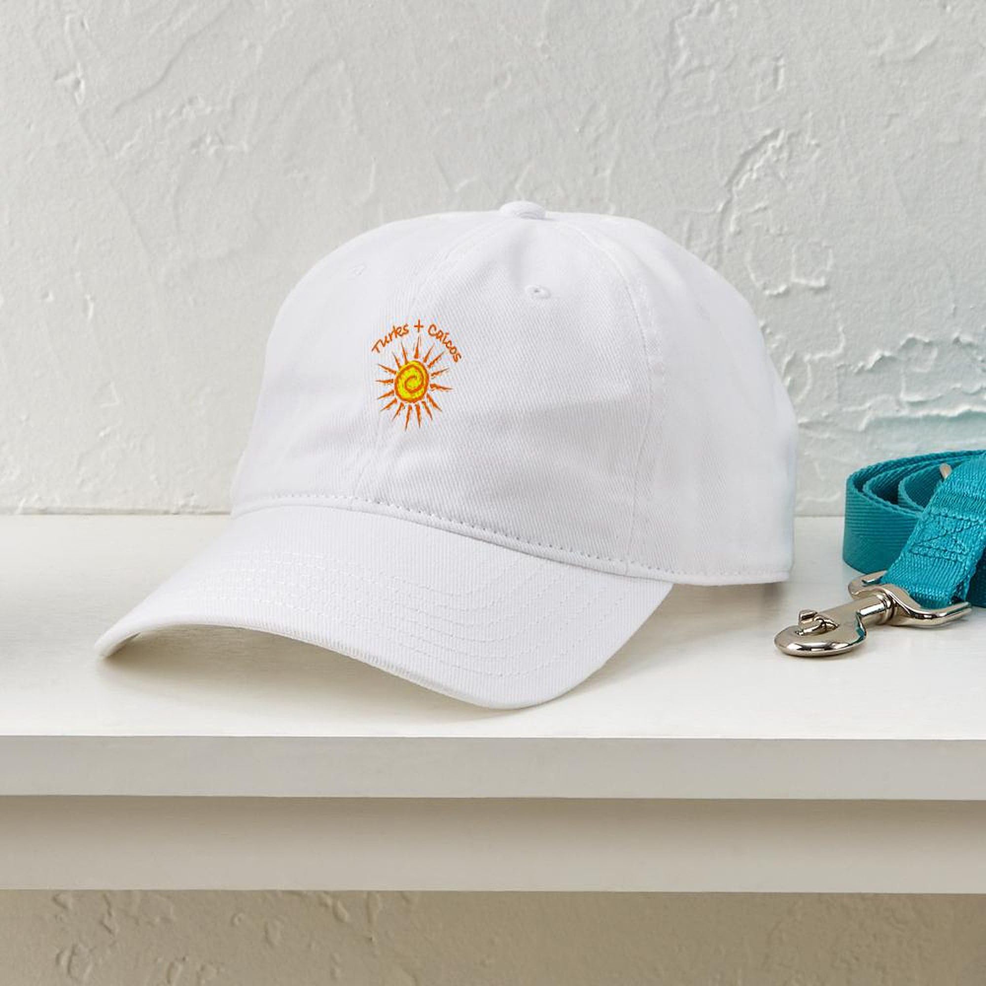Turks & Caicos Adjustable Baseball Cap - Unique Island Design for Men & Women - Perfect for Beach Vacations, Travel & Outdoor Adventures