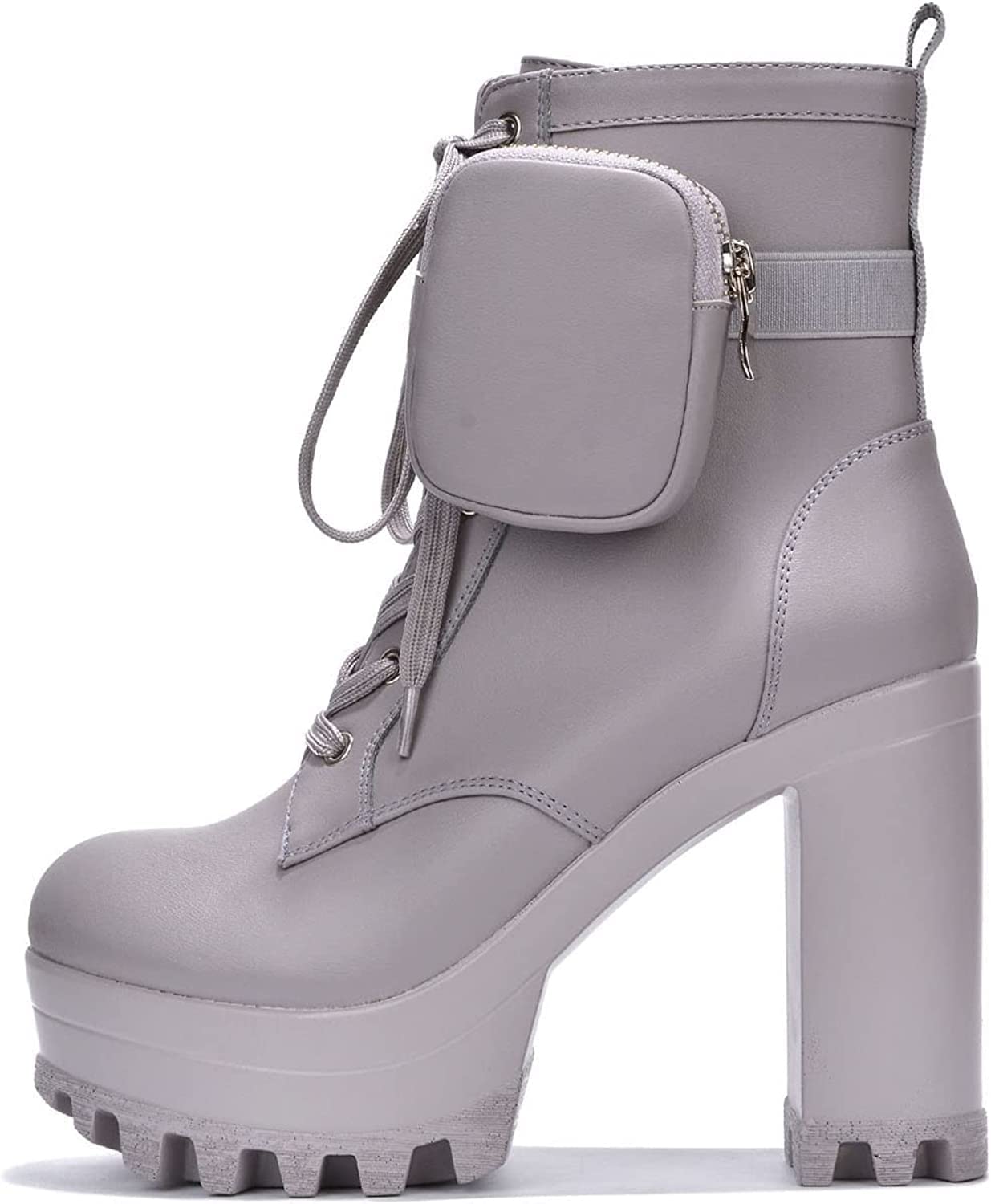 Cape Robbin Monik Platform Chelsea Ankle Boots for Women - Chunky Block Heel, Comfortable & Stylish - Perfect for Office, Date Night & Fall Fashion