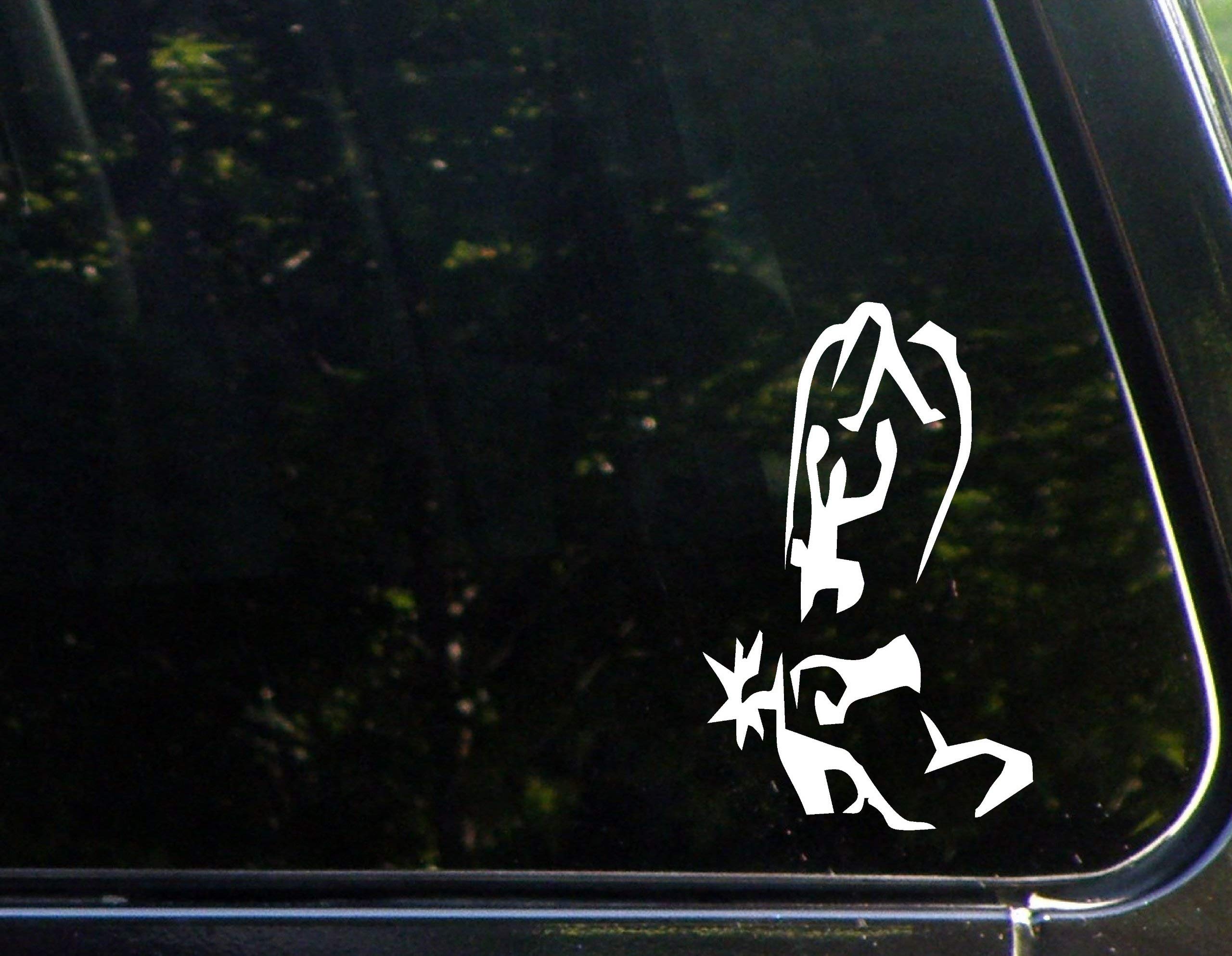 Cowgirl Boot 4x6 Inch Die Cut Decal Bumper Sticker for Cars, Trucks, Windows, Laptops, and Outdoor Gear