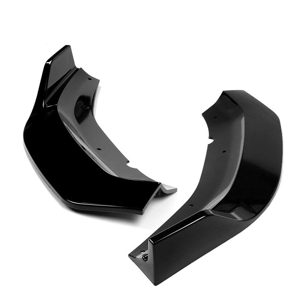 4PCS Front Bumper Lip Splitter Spoiler Kit for Dodge Charger 2020-2022 SRT Hellcat Widebody - Glossy Black - Enhances Aerodynamics & Aggressive Styling for Street Racing & Car Shows