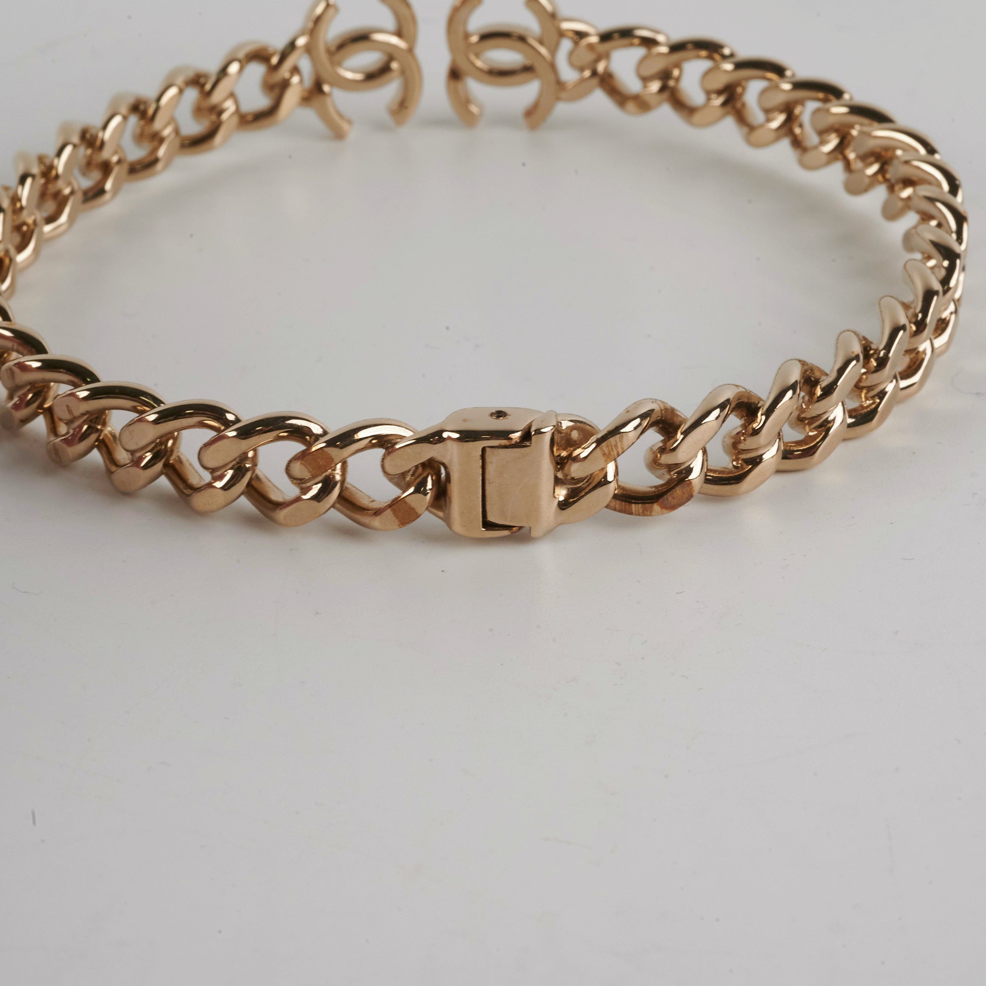 Chanel CC Logo Choker Necklace - Fashion Costume Jewelry for Women | Perfect for Parties, Weddings & Evening Events