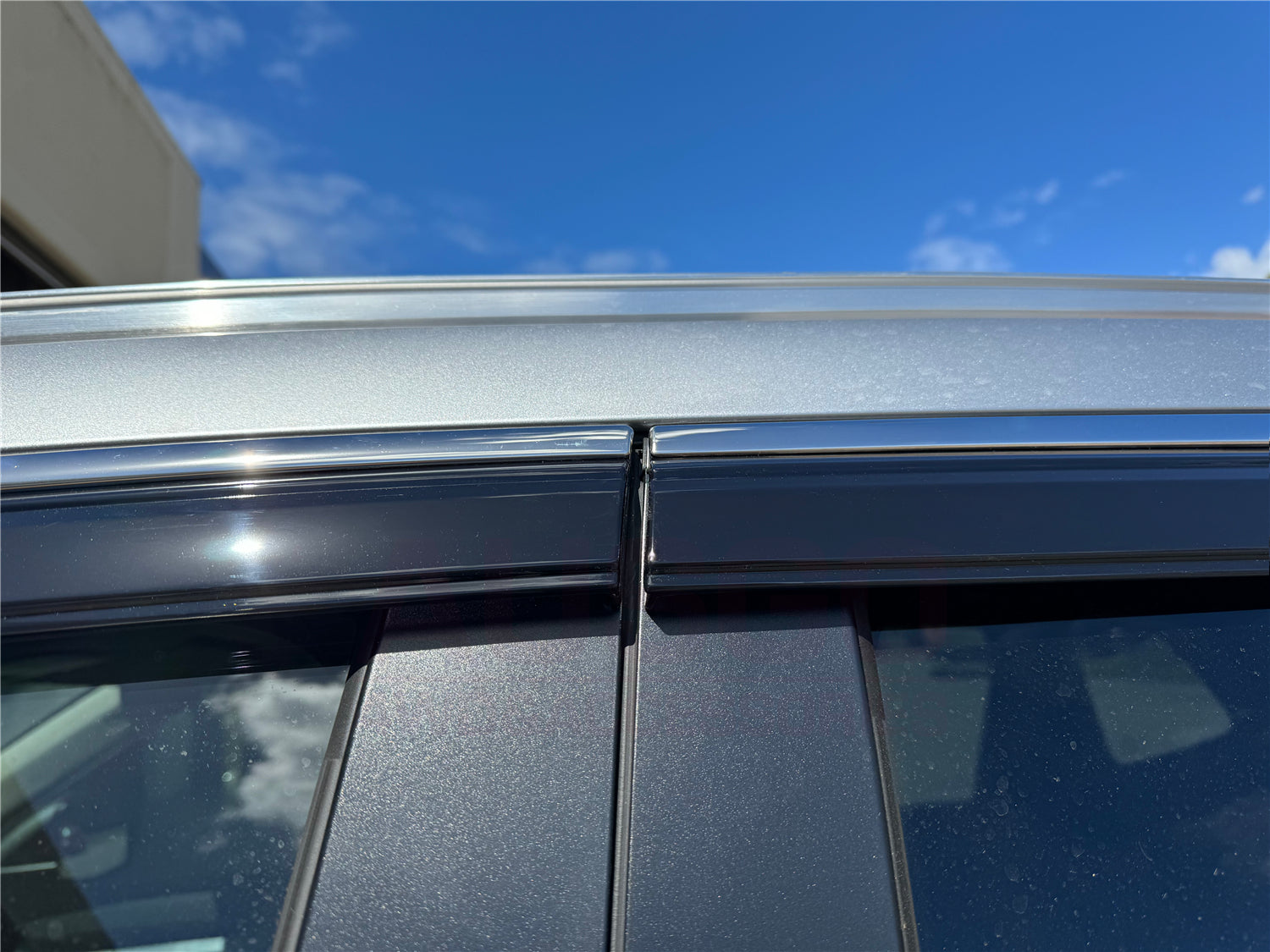 Stainless Steel Window Deflectors for Honda CR-V/CRV RS Series 2023-2024 - Rain Guards & Wind Noise Reduction - Perfect for All-Weather Protection & Off-Road Adventures