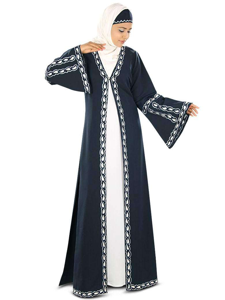 Hakimah Elegant Muslim Abaya Dress for Women - Modest Islamic Prayer Gown - Perfect for Mosque, Eid, and Special Occasions
