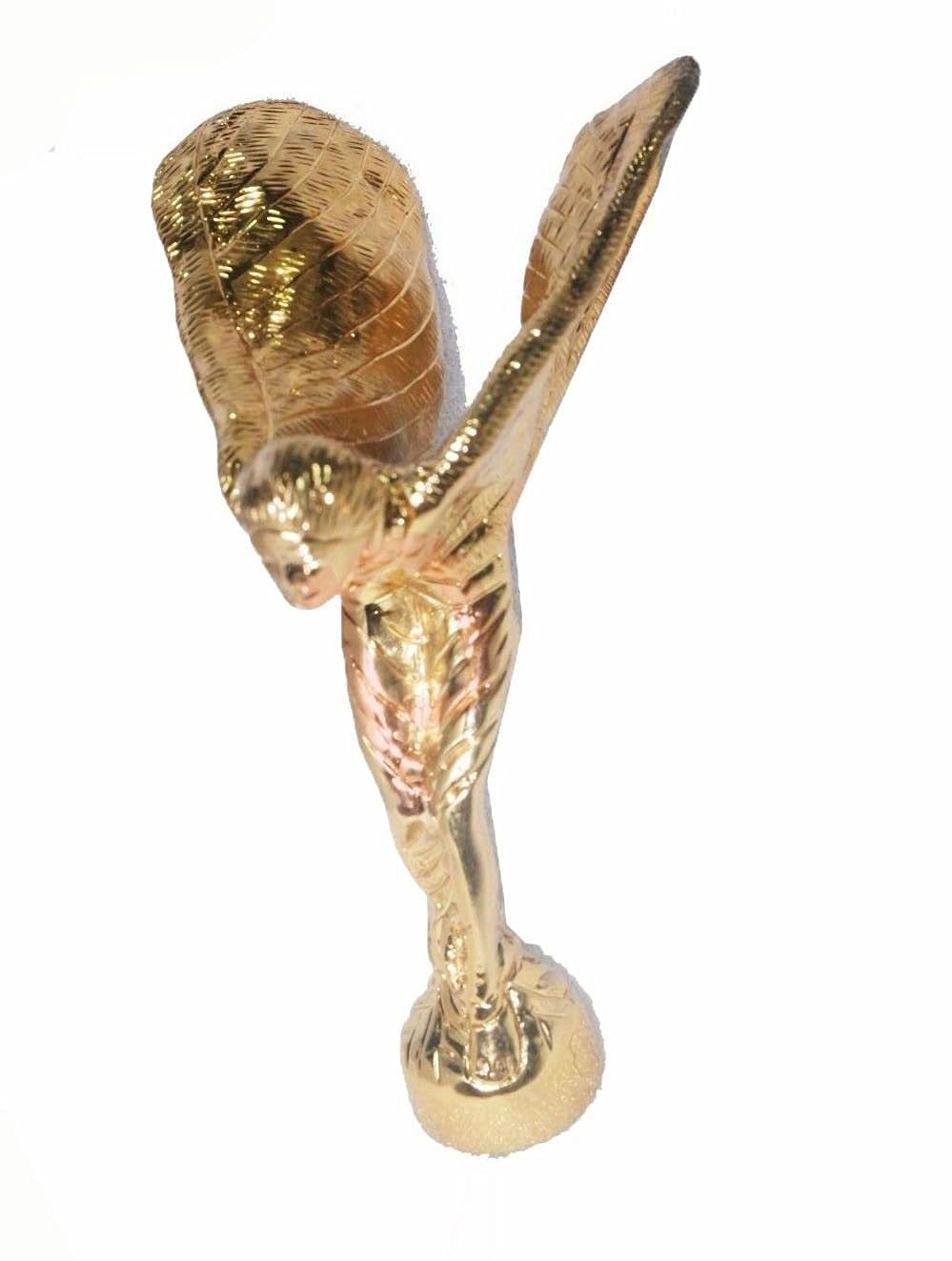 Rolls Royce Spirit of Ecstasy Hood Ornament - Premium Brass Car Emblem for Luxury Vehicle Customization | Perfect for Classic & Modern Rolls Royce Models