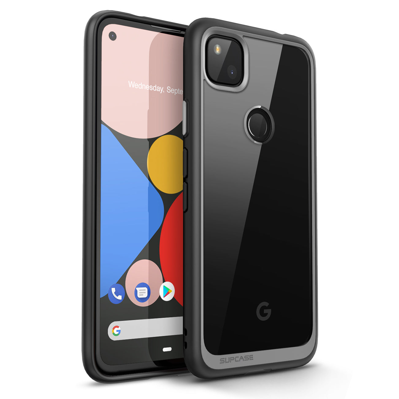 Google Pixel 4a (2020) Clear Protective Case - Shockproof Slim Design with Raised Edges for Screen & Camera Protection - Perfect for Everyday Use & Outdoor Activities