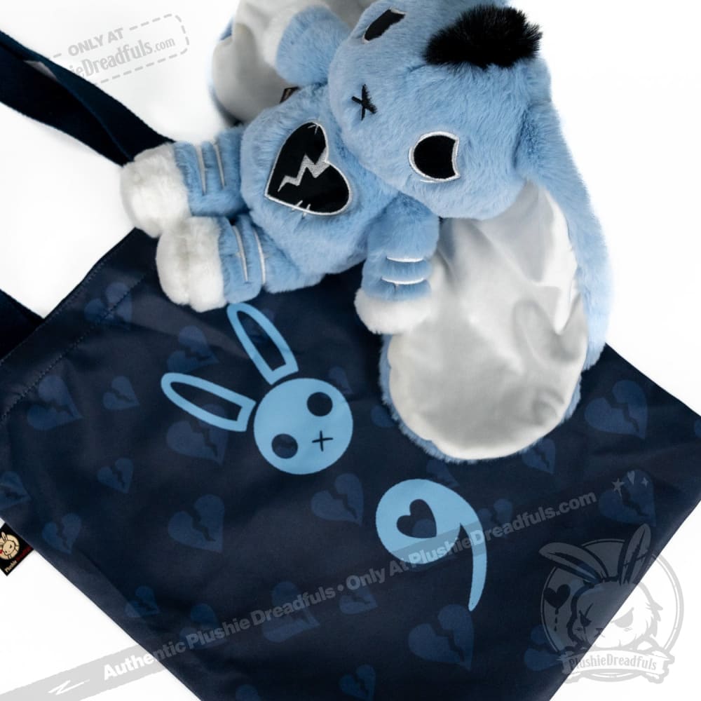 Plushie Dreadfuls Depression Rabbit V2 Mohawk Edition - Soft Stuffed Animal Toy for Anxiety Relief & Emotional Support | Perfect for Therapy, Comfort, and Mental Health Awareness Gifts