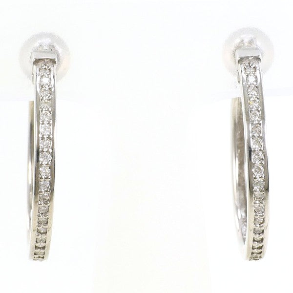 18K White Gold Diamond Stud Earrings for Women - Elegant & Timeless Jewelry Gift for Wedding, Anniversary & Special Occasions