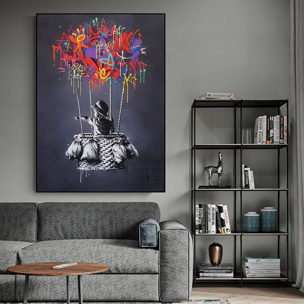 Banksy: Have a Dream Art - Iconic Street Artist Creations | Urban Wall Decor, Graffiti Art Prints for Home & Office