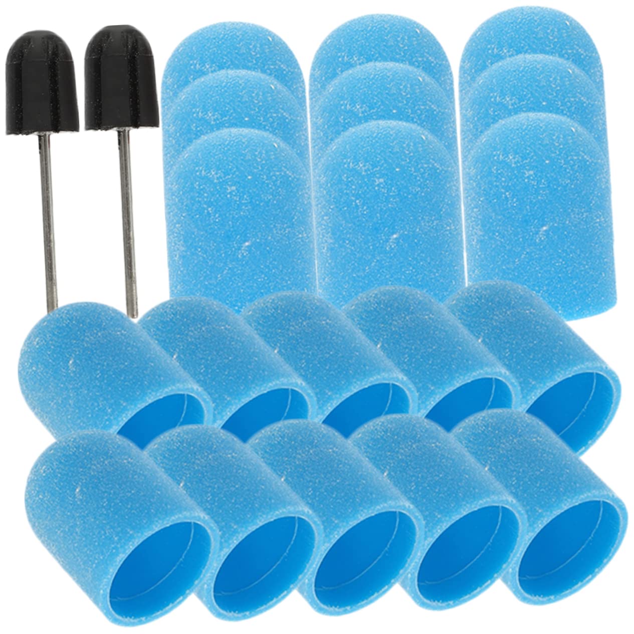 Beautifu Safe & Skin-Friendly Nail Sanding Caps for Electric Nail Drill - Professional Cuticle Drill Bits for Manicure & Pedicure - Perfect for Salon, Home Use & DIY Nail Care