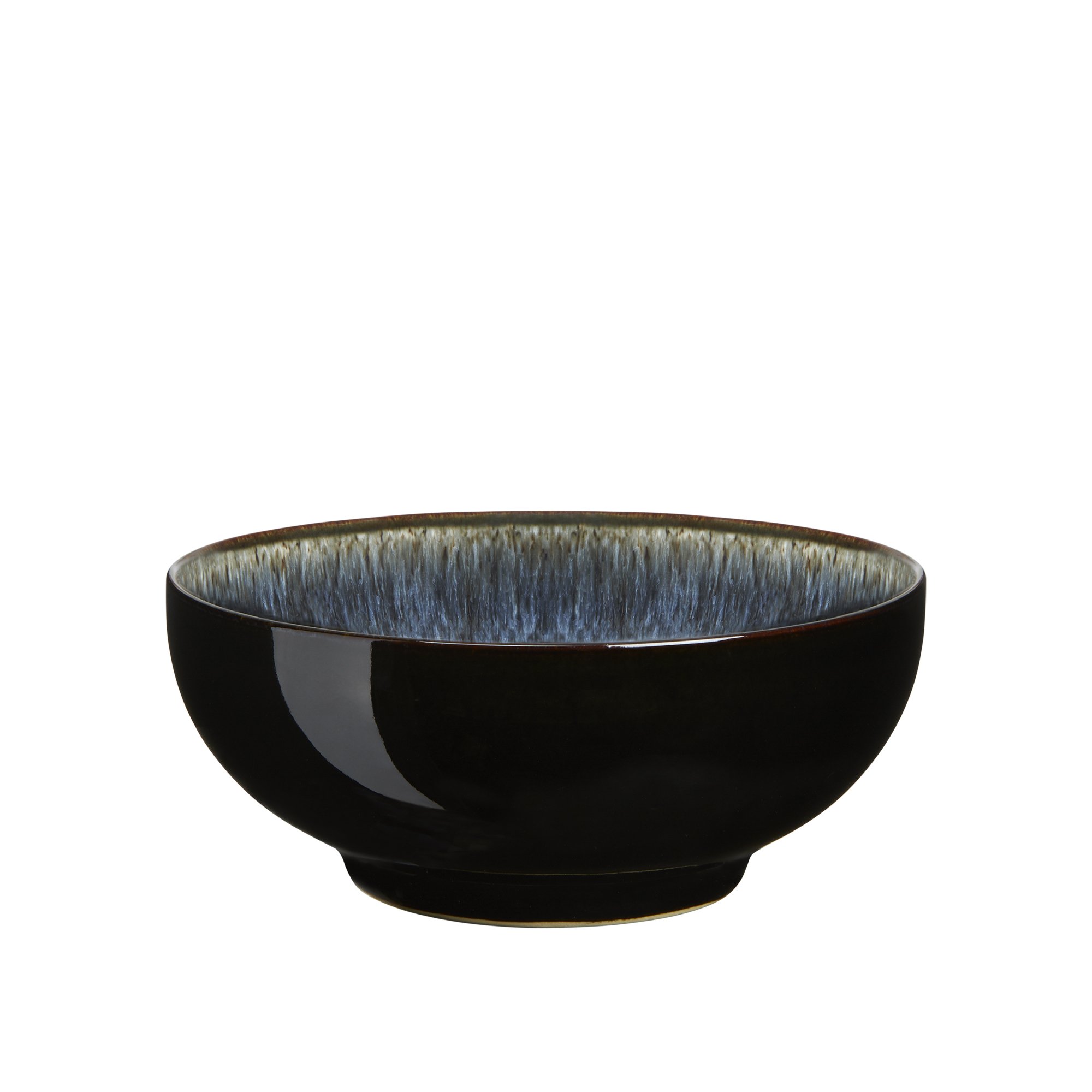 Denby Halo Soup & Cereal Bowl Set of 4 - Stoneware Dinnerware for Soup, Cereal, Pasta - Perfect for Family Meals, Restaurants & Daily Use