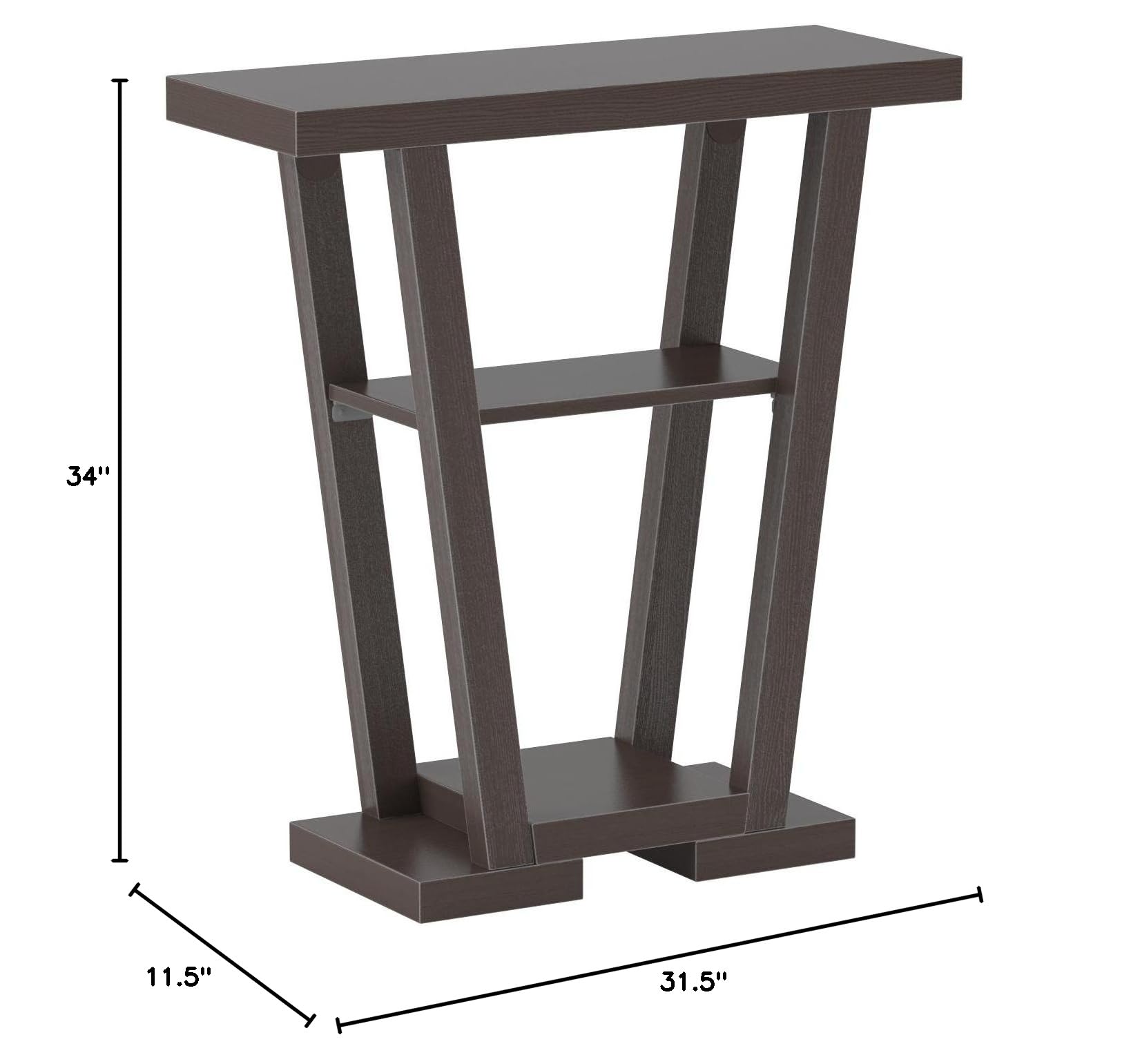 Convenience Concepts Newport V Console Table 31.5
