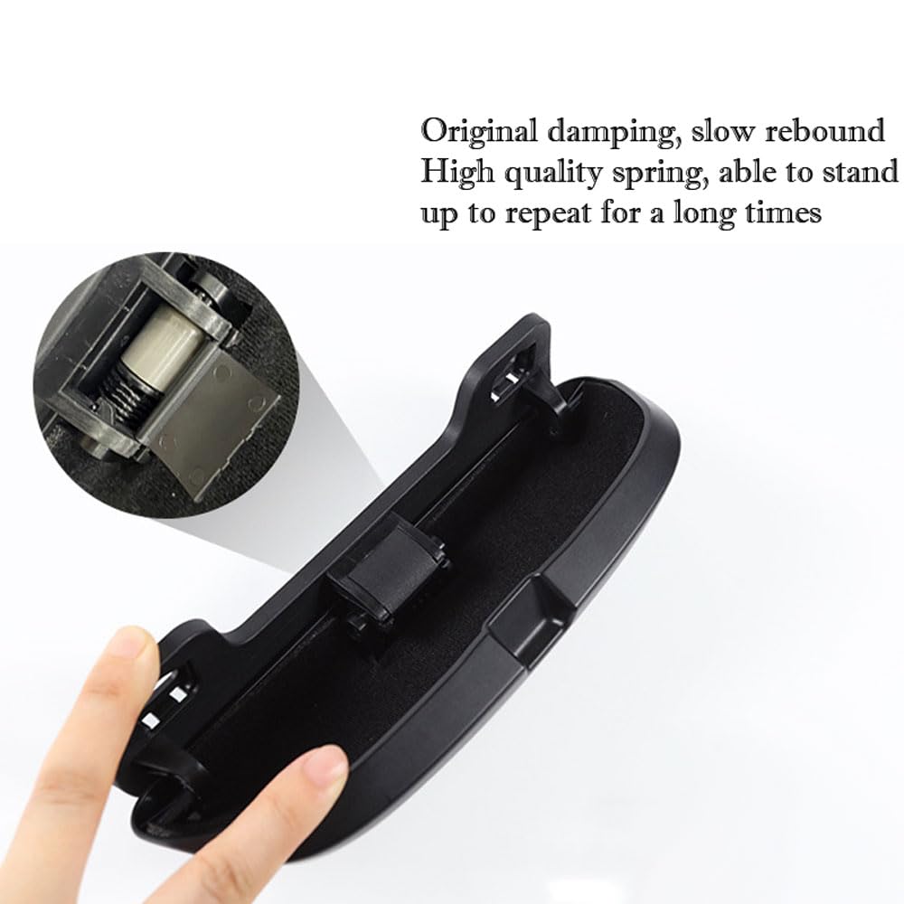 Premium Car Sunglasses Storage Box Holder Case for BMW F10 1 2 3 4 5 7 Series X1 X3 X4 X5 X6 F30 F15 F16 F34 G30 G01 G11 E70 E71 Accessories (Black) - Perfect for Road Trips & Daily Commute