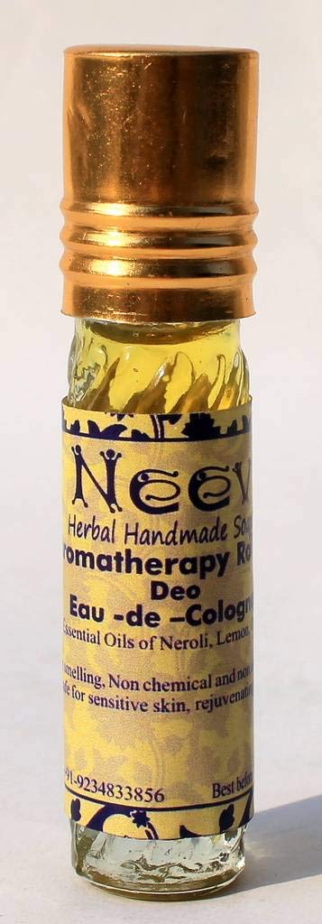 Neev Aromatherapy Roll-On Deodorant & Cologne - 5ml Essential Oil Blend for Men & Women - Perfect for Travel, Gym & Daily Freshness