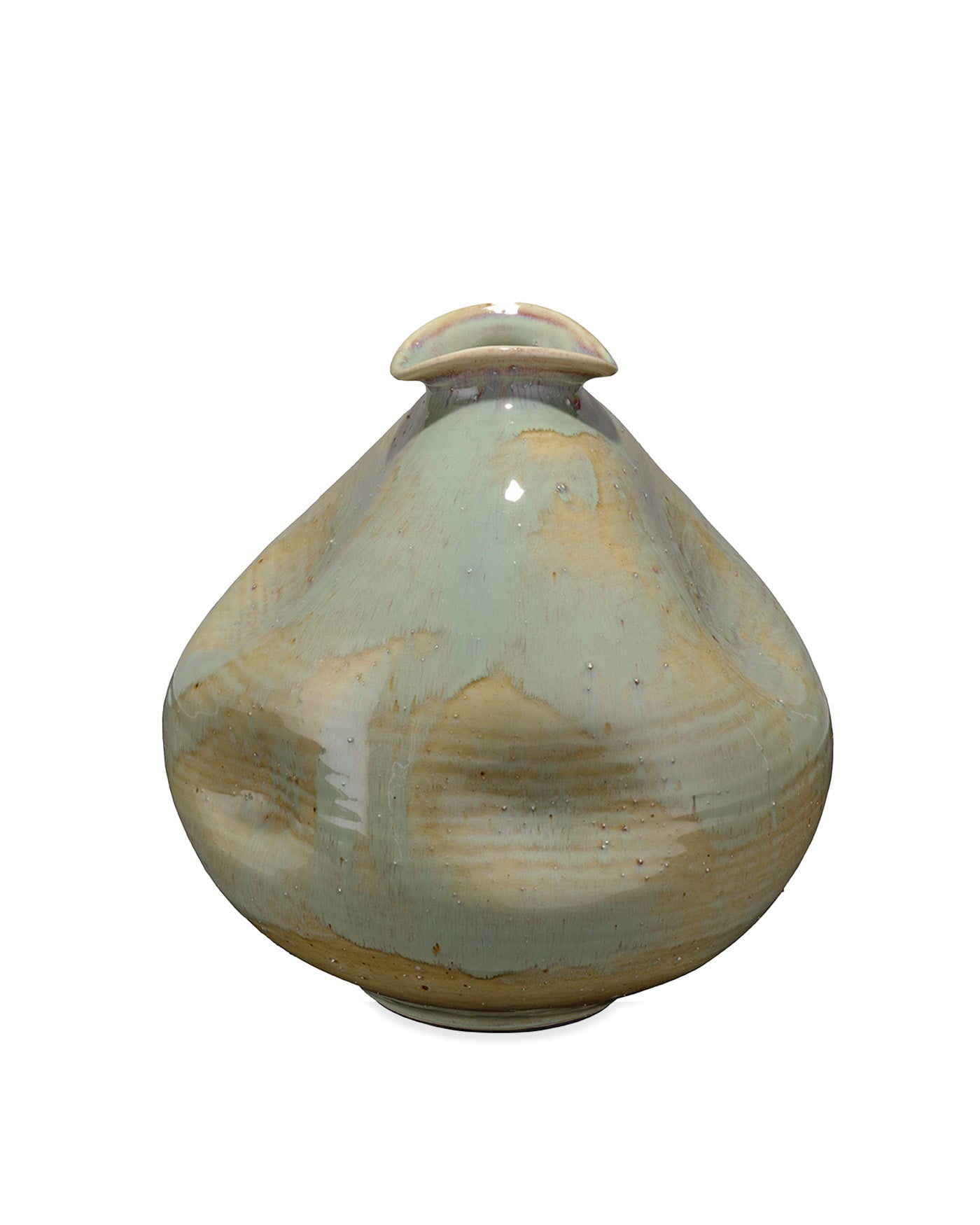 Handmade Madrid Dimpled Ceramic Vase - Modern Home Decor for Living Room, Dining Table & Wedding Centerpieces