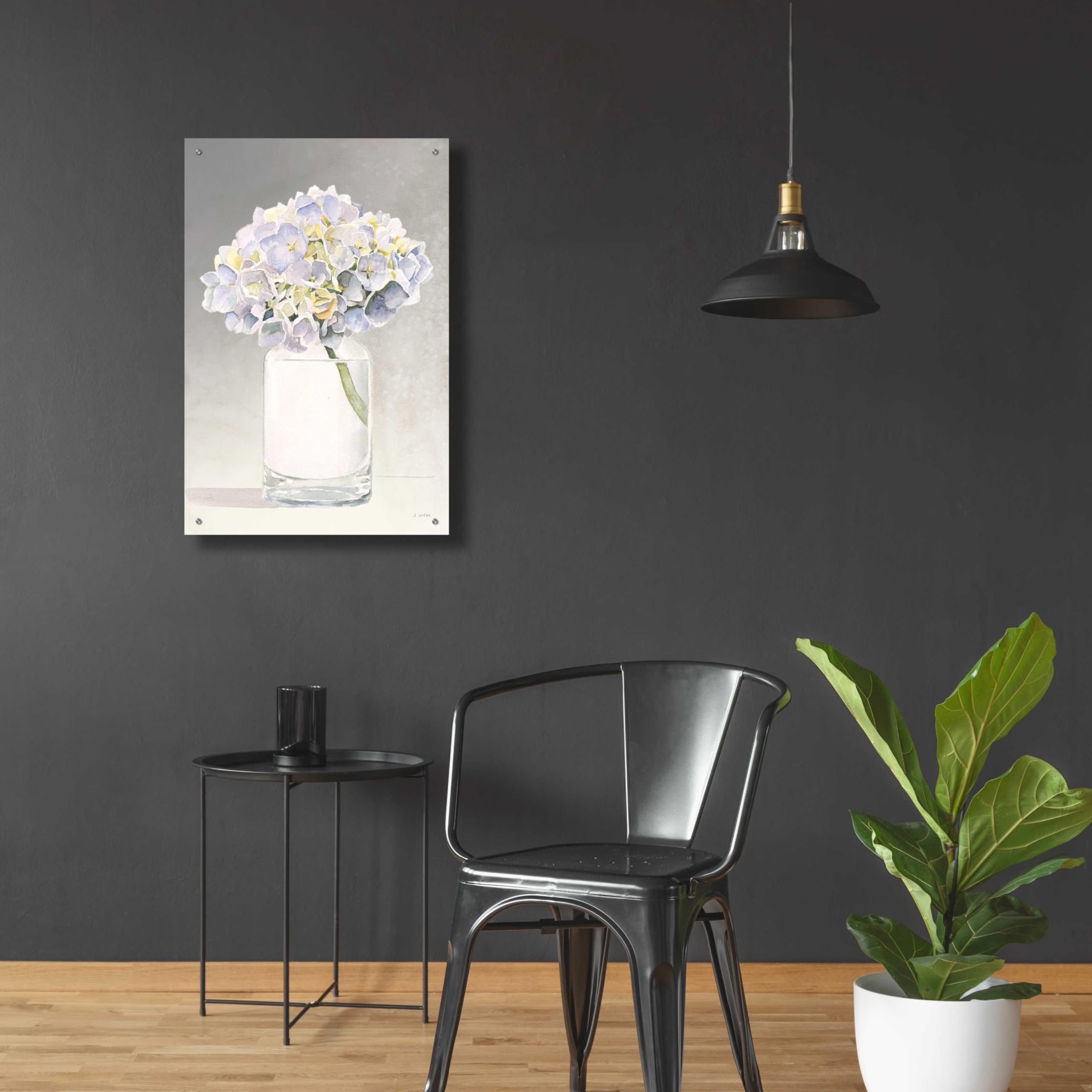 Tranquil Blossoms III by James Wiens - Premium Acrylic Glass Wall Art 24x36 Inches - Modern Floral Painting for Living Room, Bedroom & Office Decor