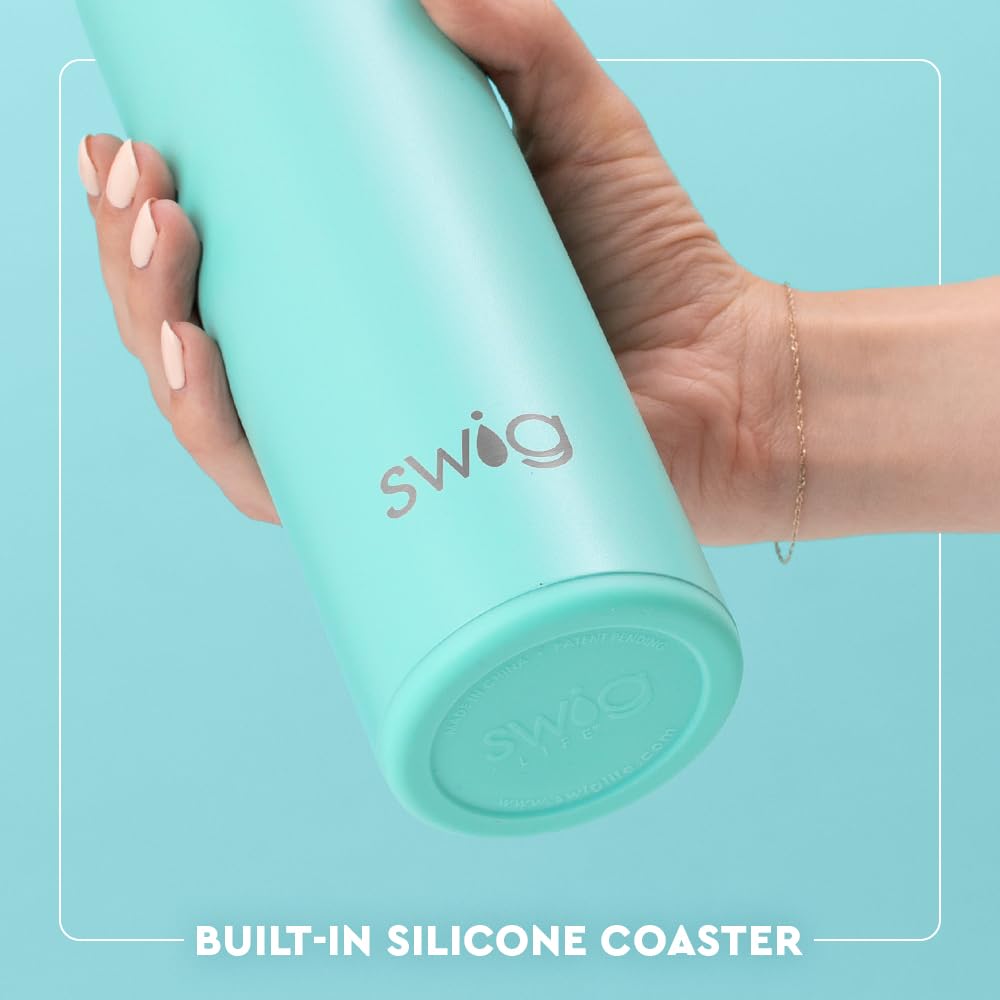 20oz Insulated Stainless Steel Water Bottle with Straw & Lid - Travel & Gym Use