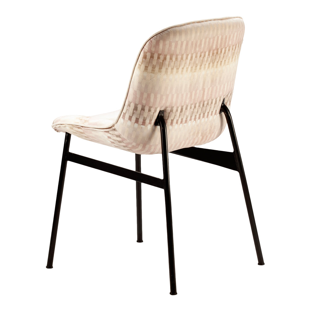 Chiado Side Chair - Modern Dining Chair with Wooden Legs & Upholstered Seat - Perfect for Kitchen, Dining Room & Office Use