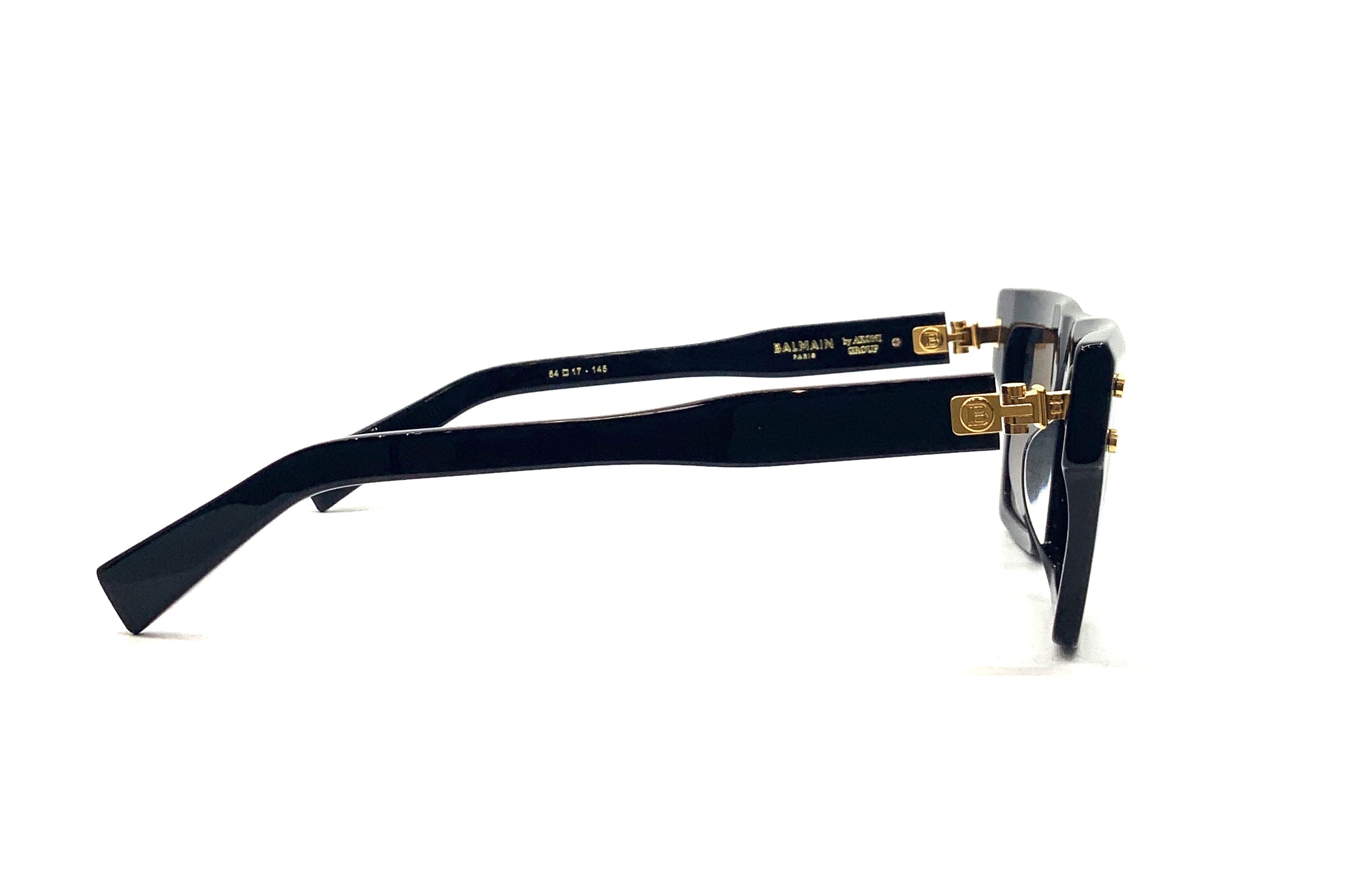 Balmain B V Sunglasses Black Gold - Luxury Designer Shades for Men & Women - Perfect for Outdoor Activities, Travel & Fashion Statements