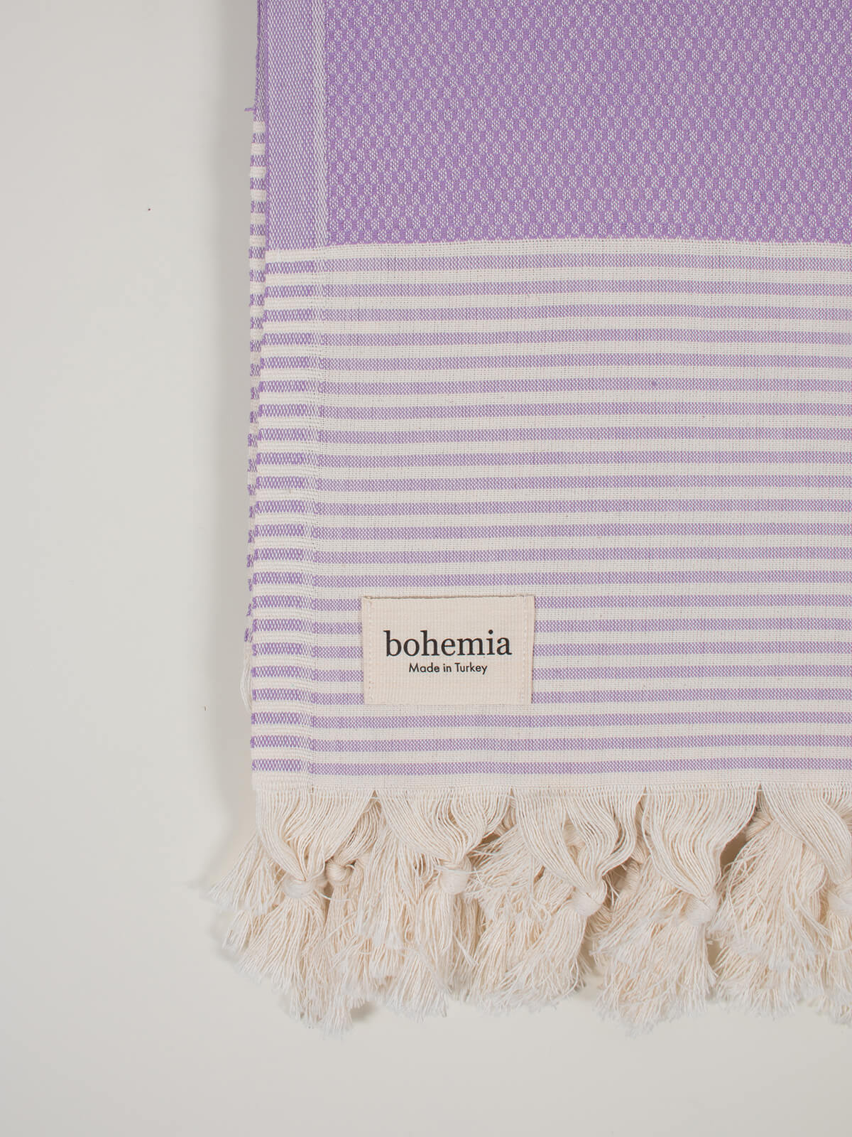 Premium Amalfi Hammam Towel - Soft & Absorbent Lilac Bath Towel for Spa, Beach & Yoga - Luxury Turkish Cotton Towel for Women & Men